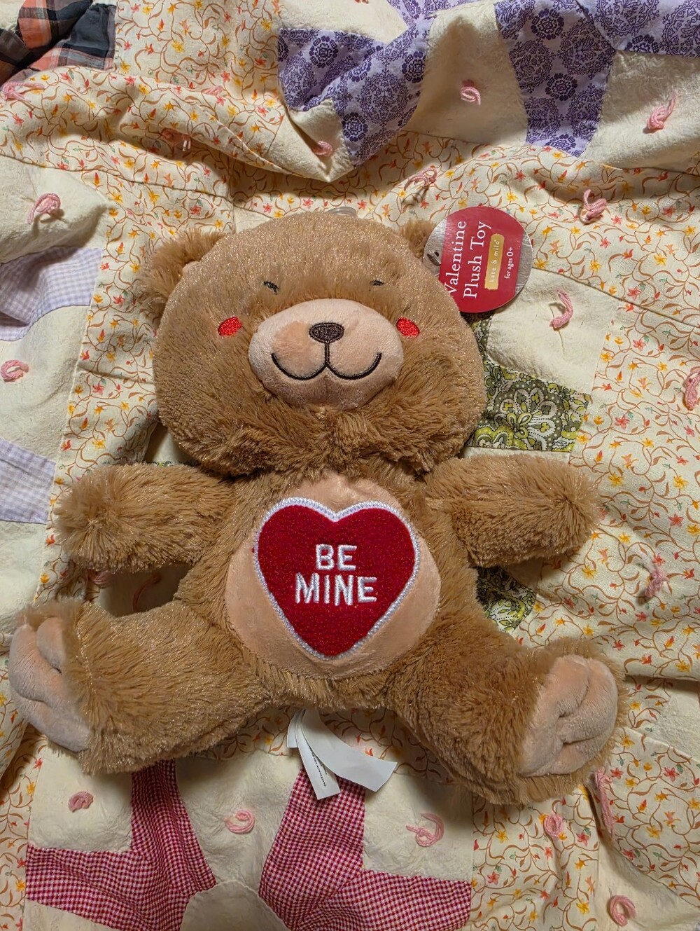 Kate & Milo Valentine Bear Plush